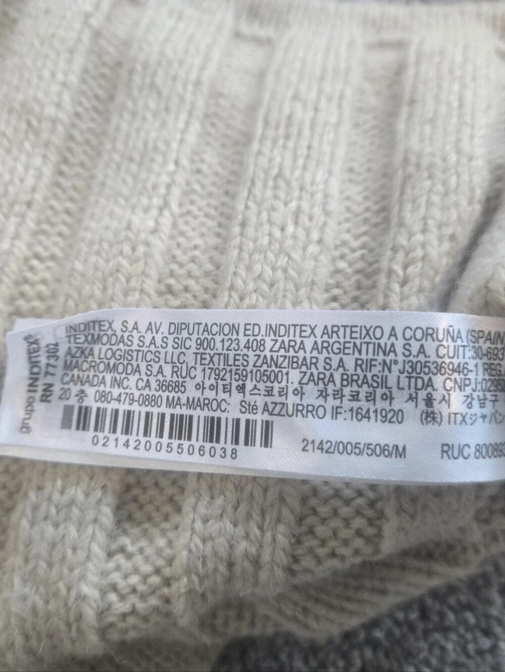 Zara soft ribbed